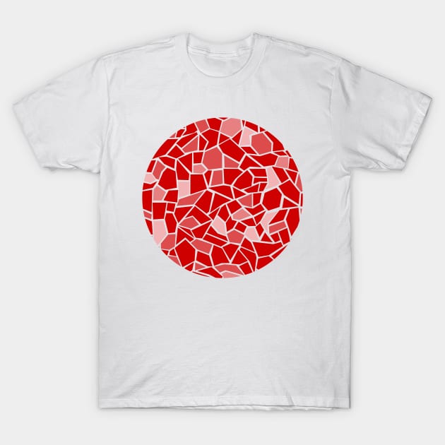 Mosaico Gaudi Rojo T-Shirt by soniapascual